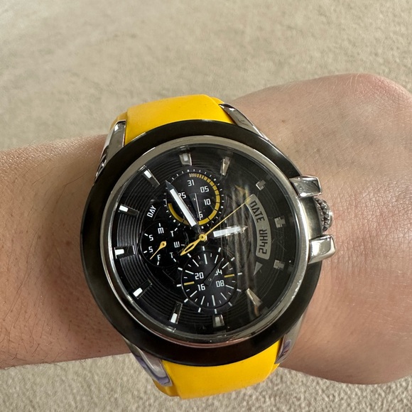 Lot of 4 men’s guess watch 100m silicon bandBRAND NEW NEED BATTERIES NO BOX - Picture 13 of 13